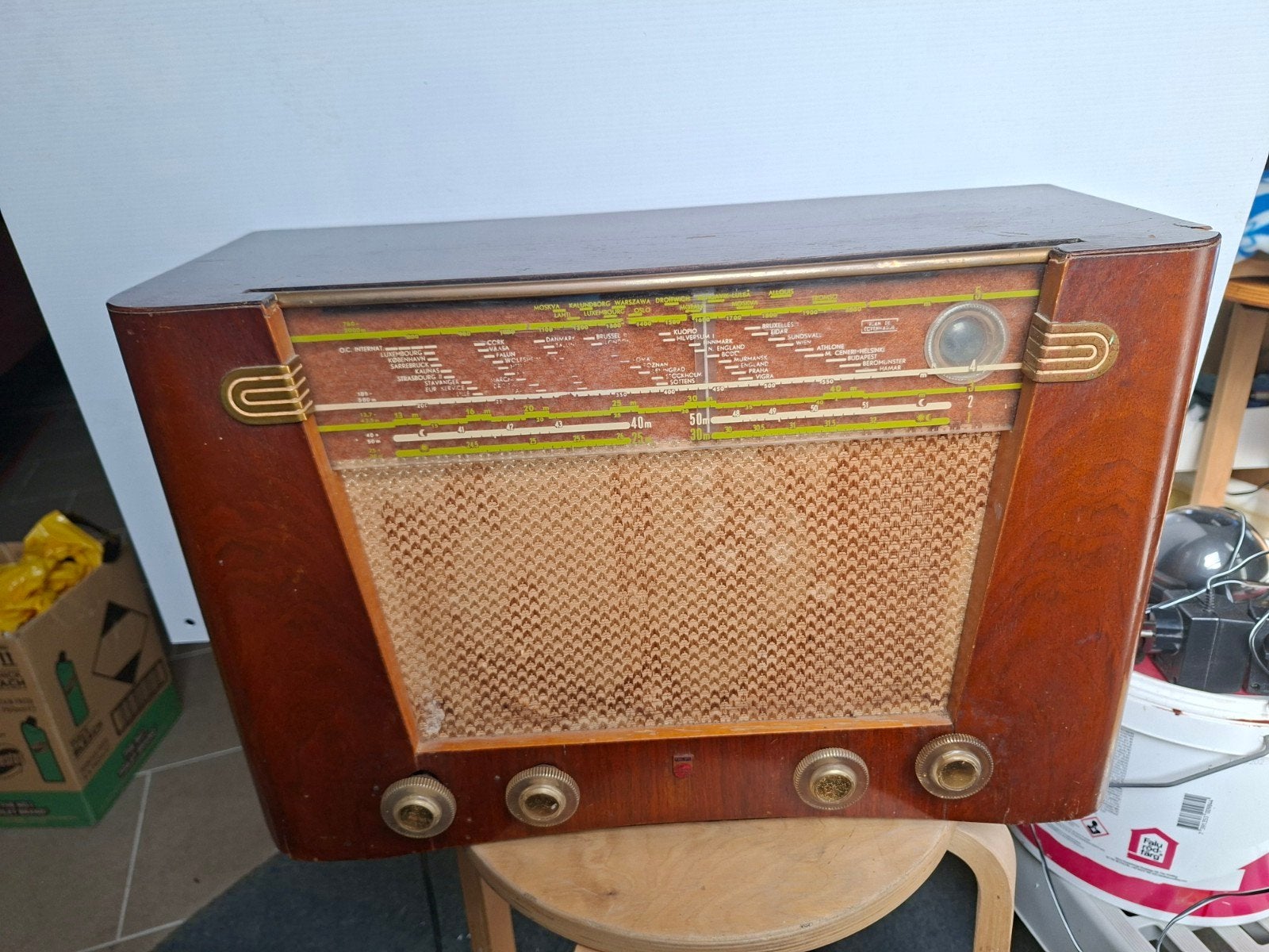 Philips buizenradio., Antiek en Kunst, Ophalen