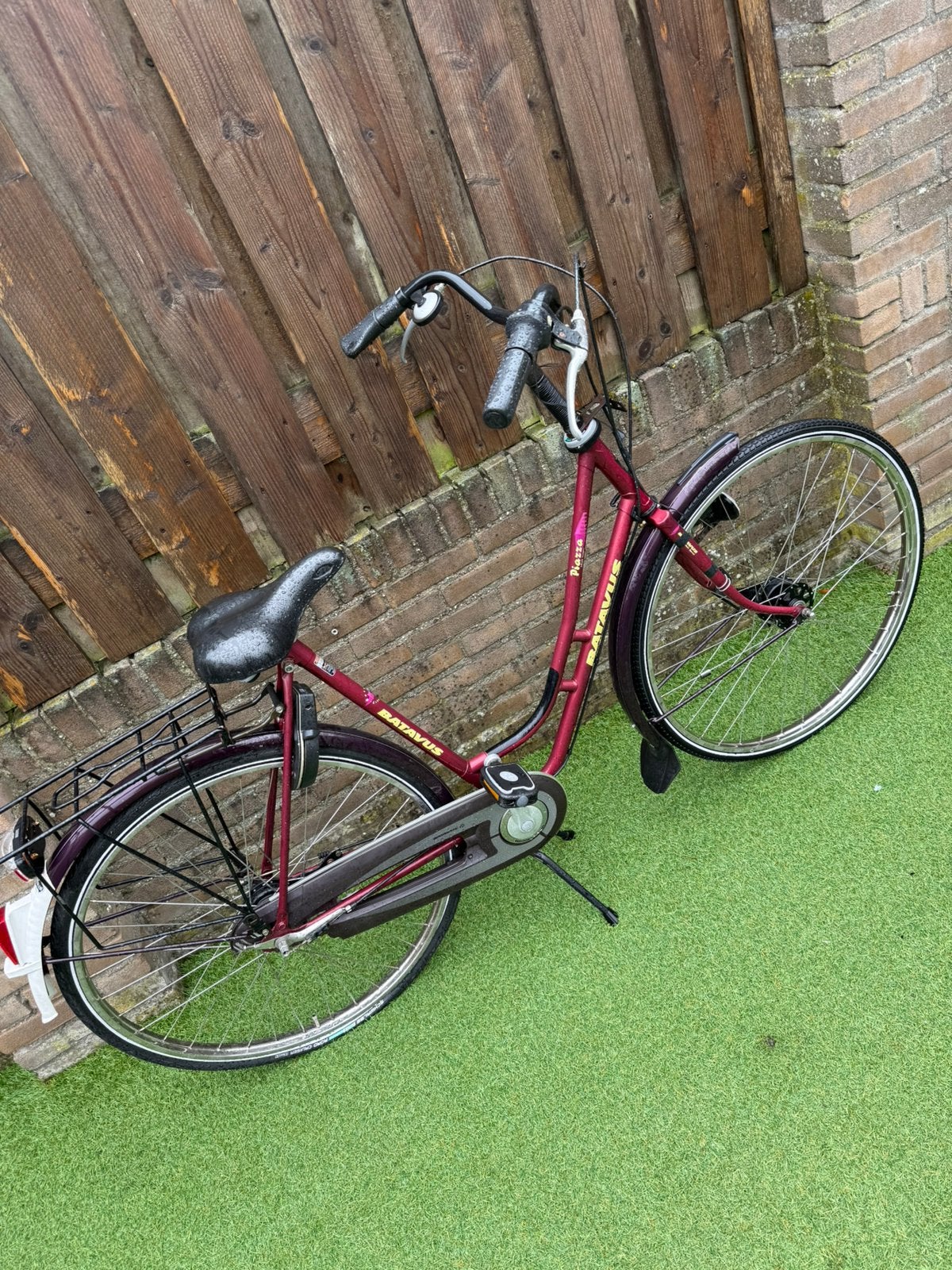 Danesfiets batavus, Ophalen, Gebruikt, Handrem