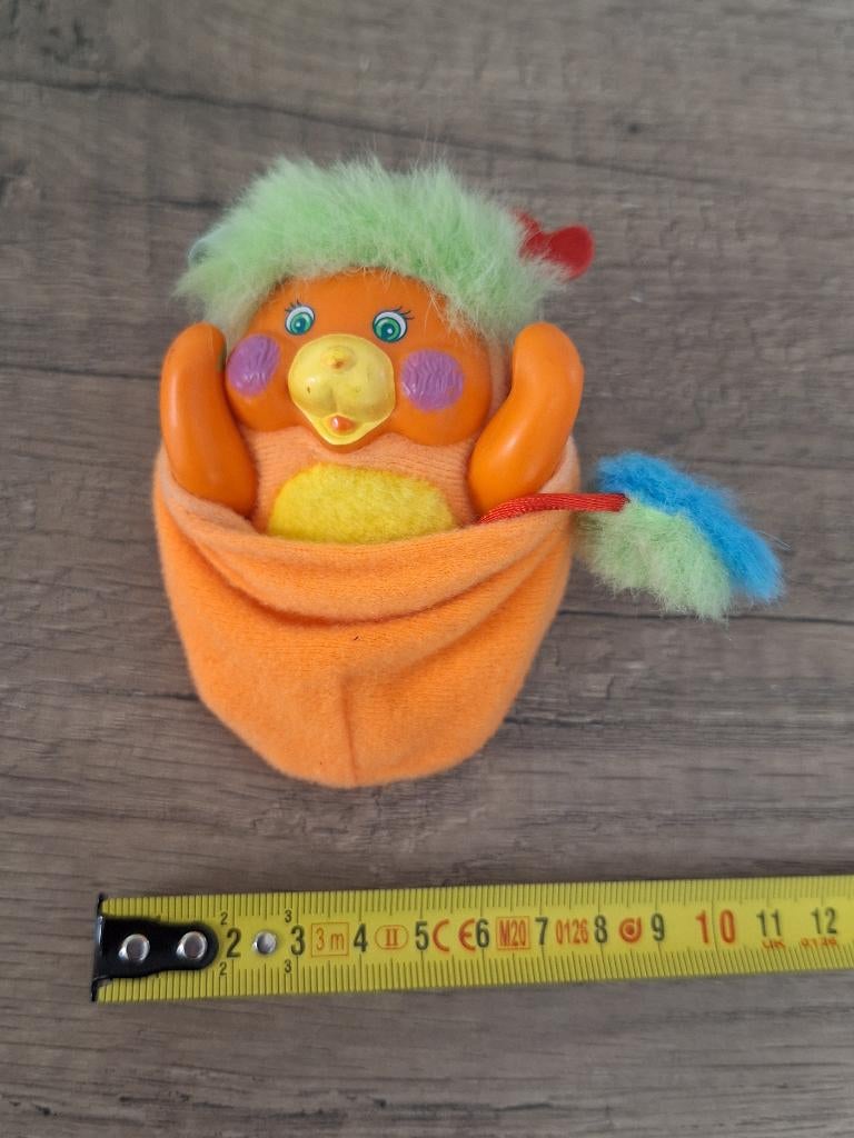 Vintage Mattel Mini orange Popple figure uit 1986 erg mooi, Ophalen of Verzenden, Zo goed als nieuw