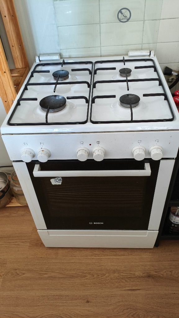 stove / Fornuis, Ophalen, Gebruikt, Hete lucht, 60 cm of meer