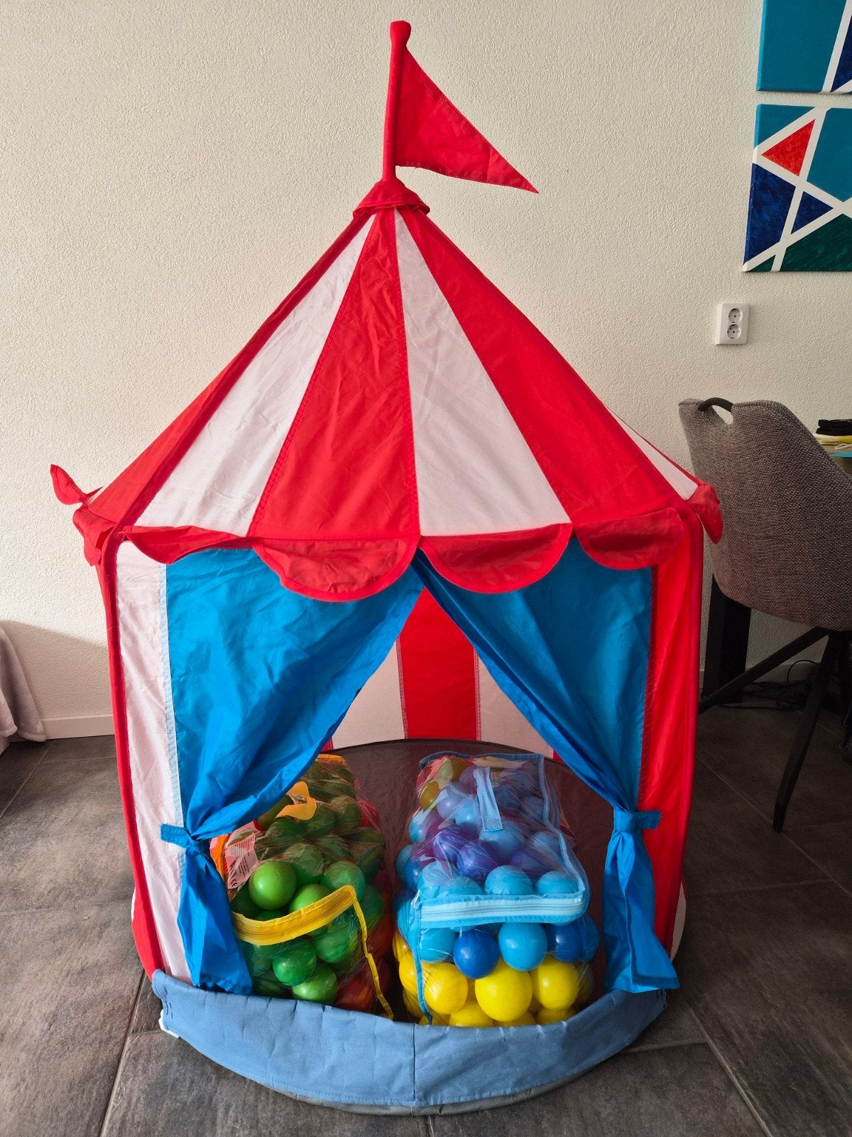 Ballenbak 100x100x150, Ophalen, Zo goed als nieuw