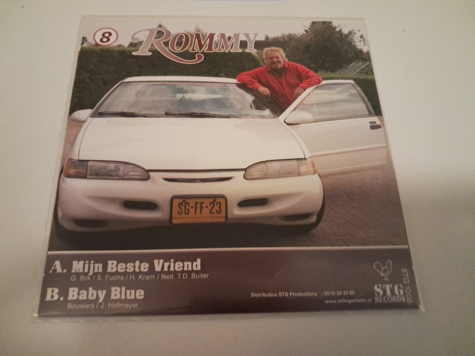Rommy - Mijn Beste Vriend / Baby Blue 7" Vinyl Single, Cd's en Dvd's, Vinyl Singles, Ophalen, Gebruikt, 7 inch, EP
