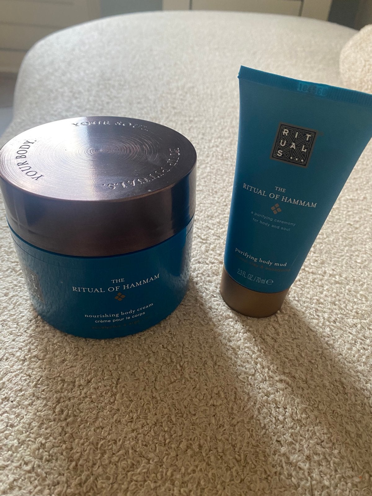 Rituals Hammam bodycream en bodymud, Ophalen of Verzenden, Nieuw, Bodylotion, Crème of Olie