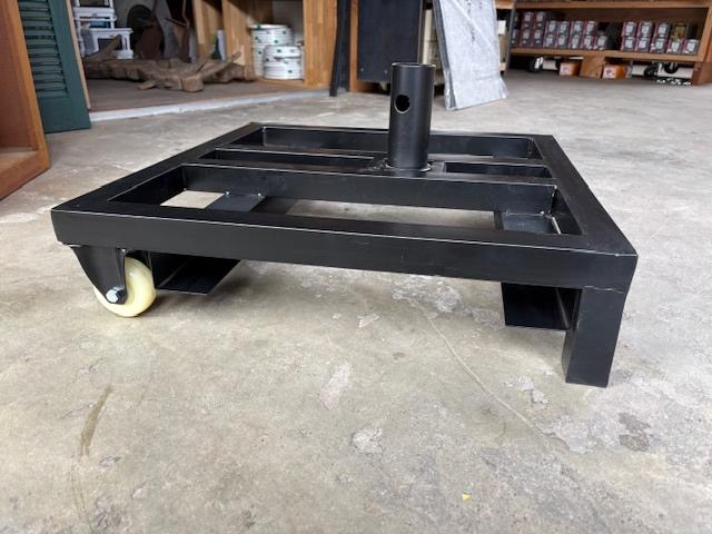 Parasolvoet 60cmx60 cmx15cm zwart,  Ø5cm, Ophalen of Verzenden, Nieuw, Minder dan 1 meter, Parasolvoet