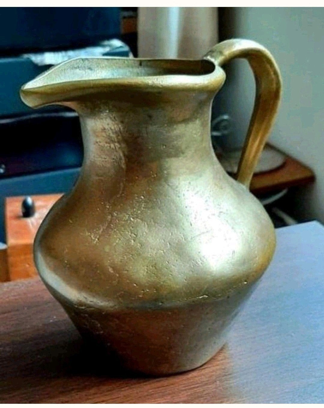 Antieke Bronzen Kan, Ophalen of Verzenden, Brons