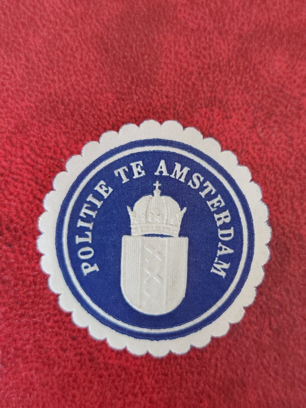 Sluitzegel Politie te Amsterdam, Verzenden