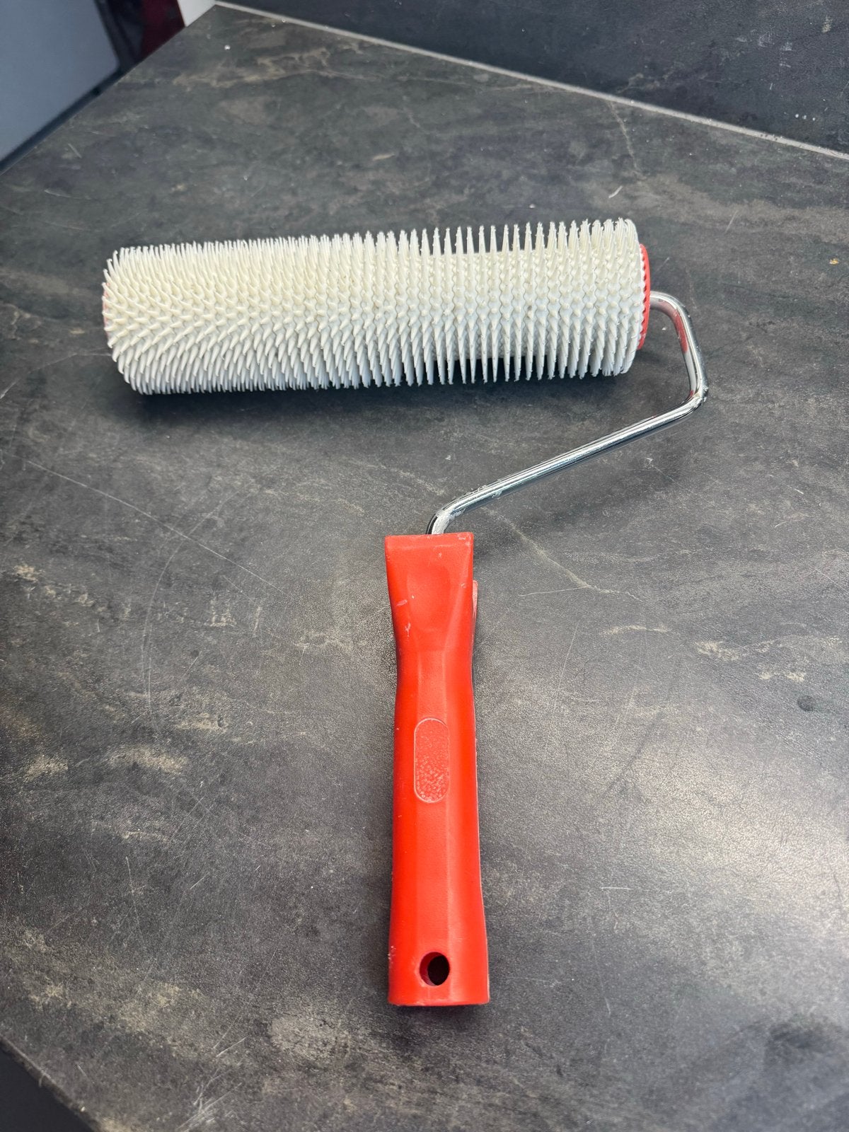 Prikroller 24 cm voor egaline of gietvloer, Doe-het-zelf en Verbouw, Ophalen of Verzenden, Gebruikt, Overige typen, Overige merken
