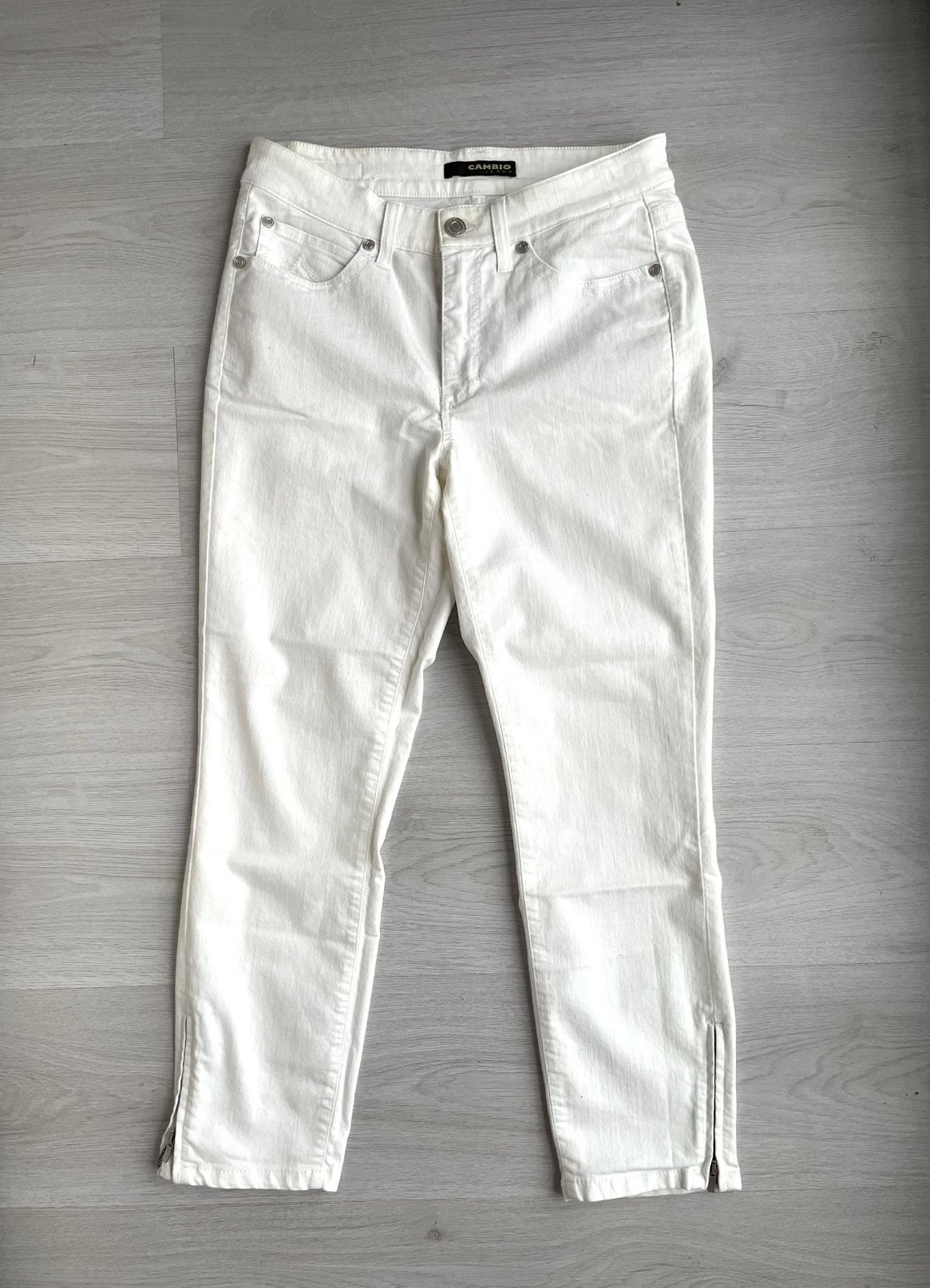 Witte jeans Cambio, Ophalen of Verzenden, Zo goed als nieuw, Wit, W33 - W36 (confectie 42/44)