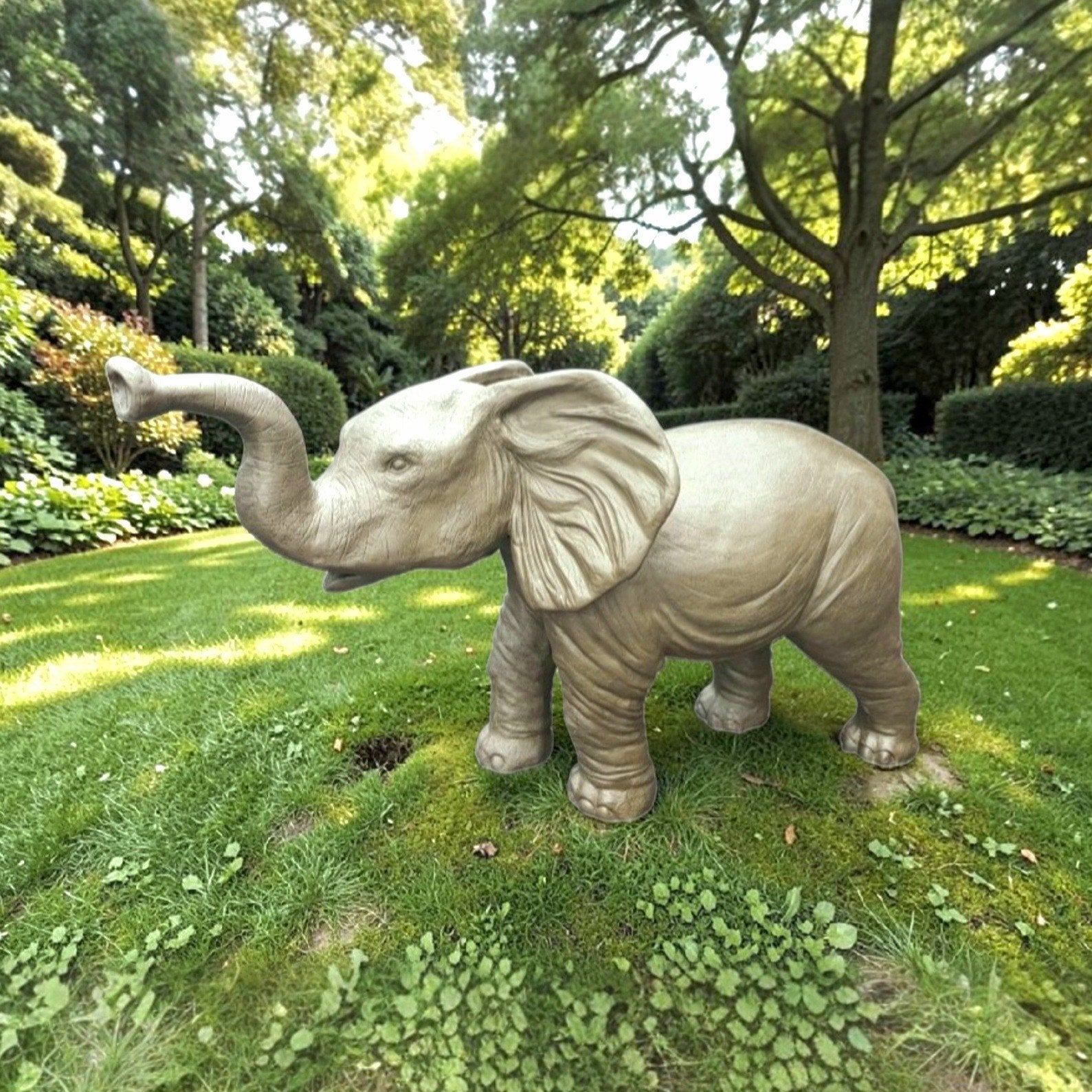Olifant goud beeld, gorilla tuinbeeld koe, kalf, koe beeld, Tuin en Terras, Ophalen, Nieuw, Kunststof, Dierenbeeld