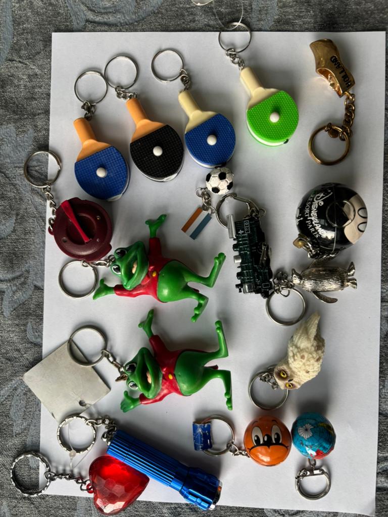 17 verschillende sleutelhangers, Verzamelen, Sleutelhangers, Ophalen of Verzenden, Zo goed als nieuw, Dier of Natuur