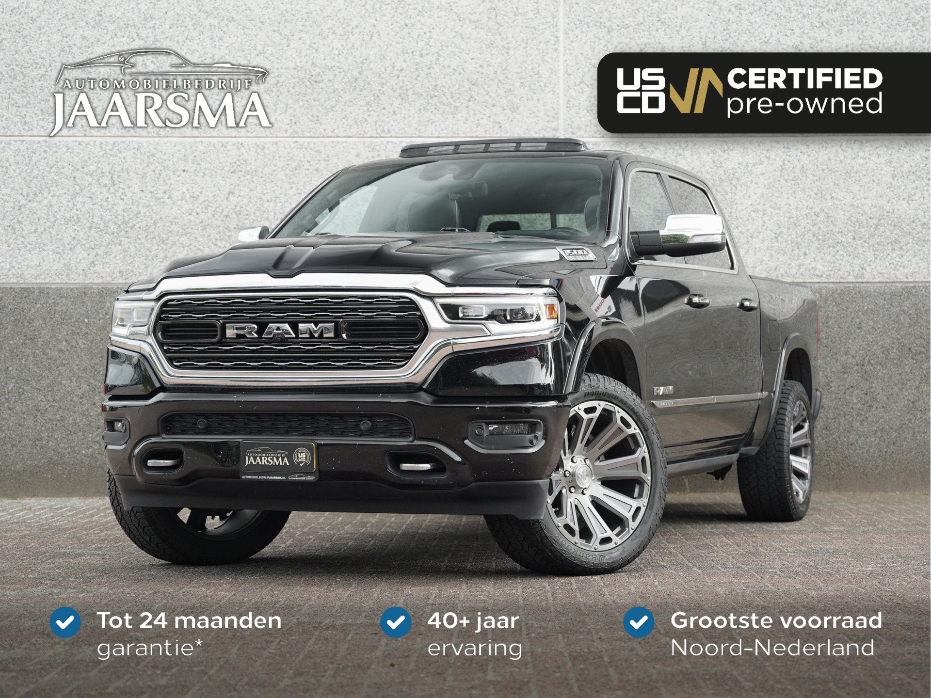 Dodge Ram 1500 5.7 V8 4x4 Crew Cab Limited |Luchtvering |Pan, Auto's, Dodge, Automaat, 2361 kg, Gebruikt, 5654 cc
