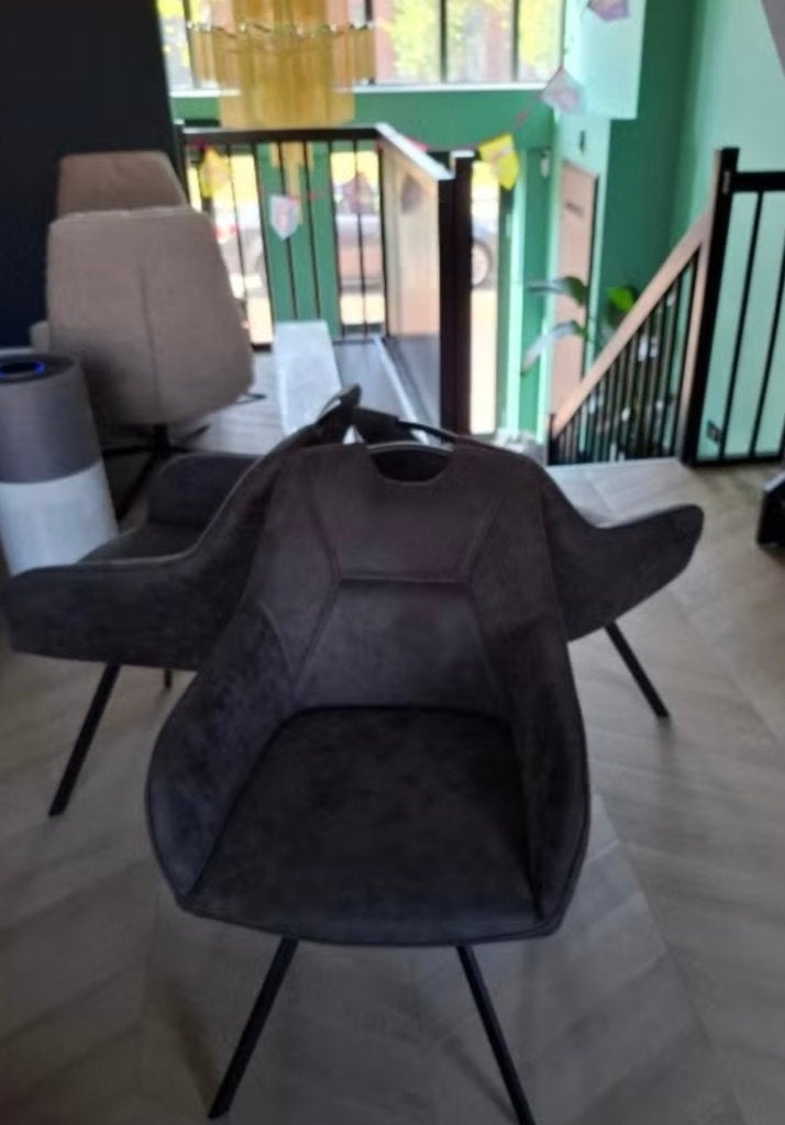 chair set (3 chairs), Ophalen, Zo goed als nieuw, Grijs, Drie