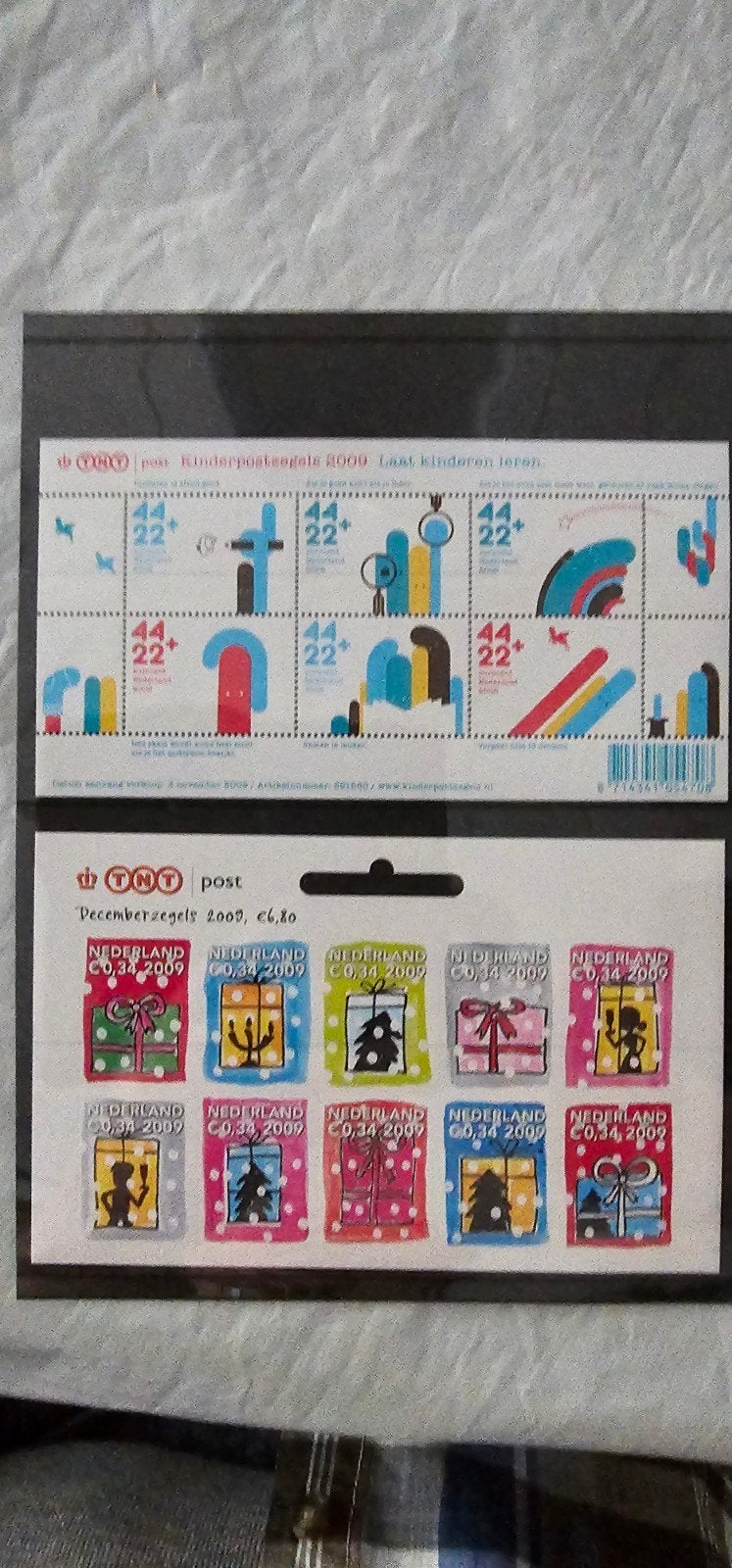 2 Postzegelvelletjes 2009, Verzenden