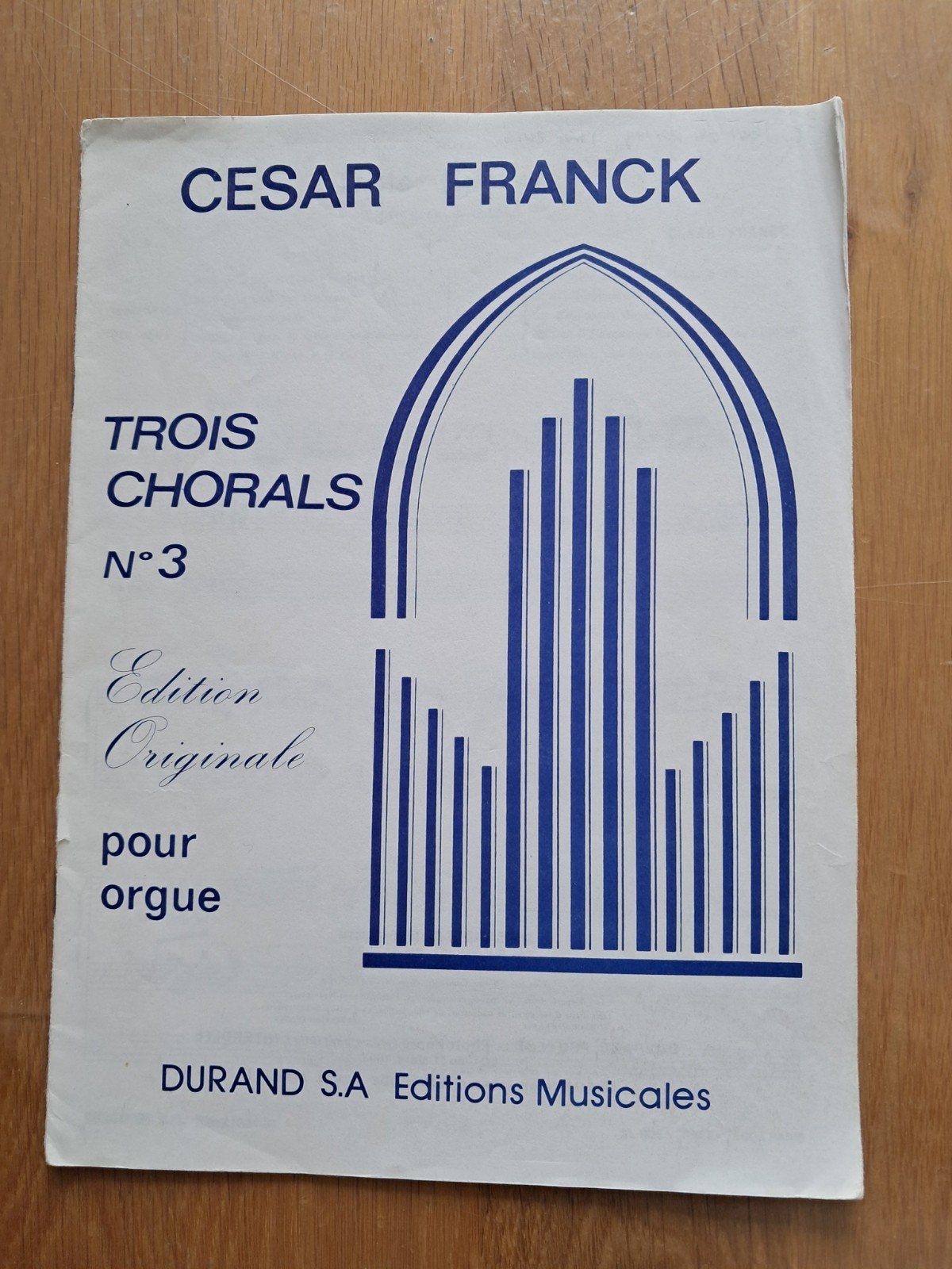 Cesar Franck - Trois Chorals no. 3, Orgel, Gebruikt, Klassiek, Ophalen of Verzenden