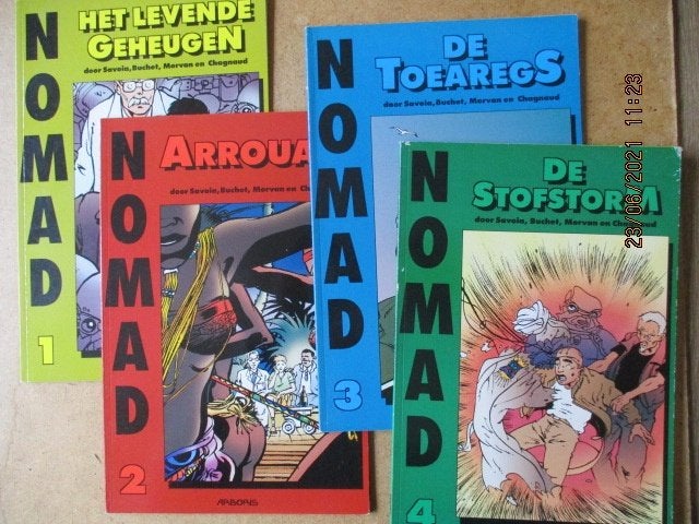 adv3643 nomad, Meerdere stripboeken, Ophalen, Gelezen