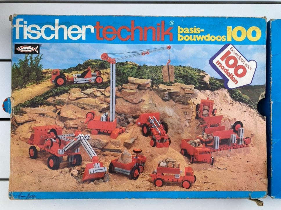 Fischer technik basis bouwdoos 100, Verzamelen, Ophalen of Verzenden, Gebruikt