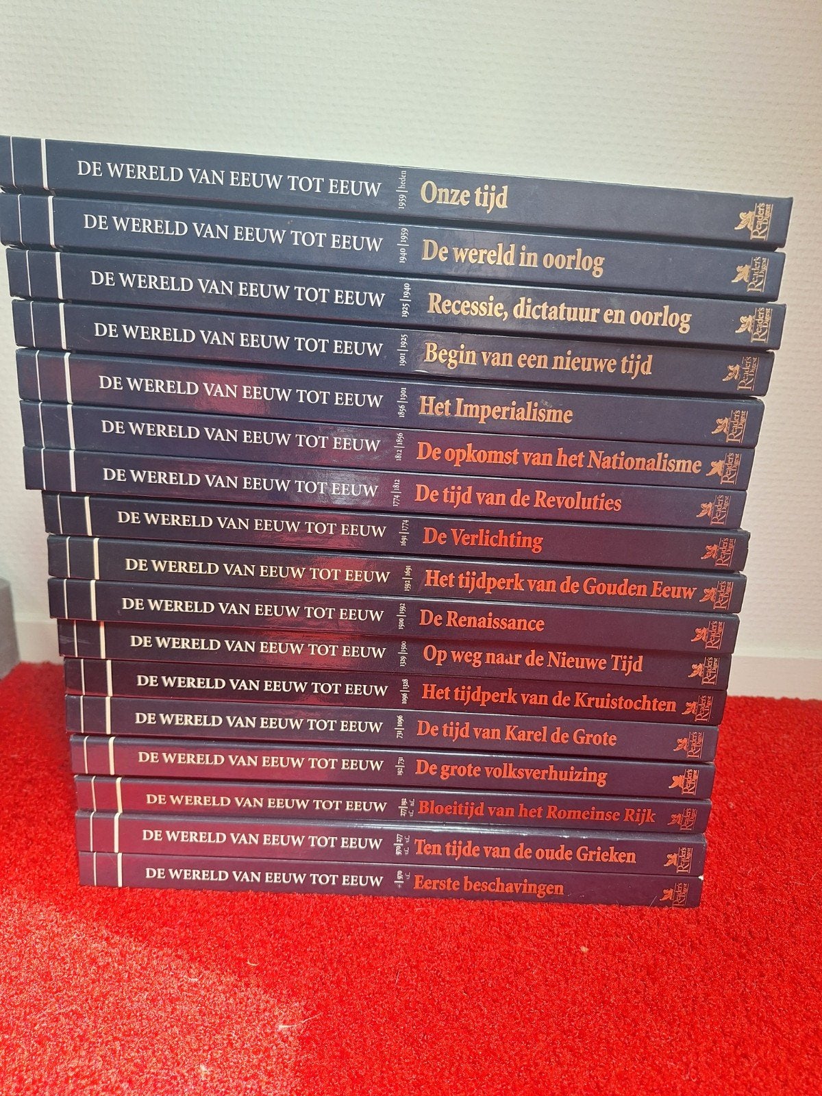 De wereld van eeuw tot eeuw - compleet, 17 boeken, Ophalen, Complete serie, Reader's Digest, Zo goed als nieuw
