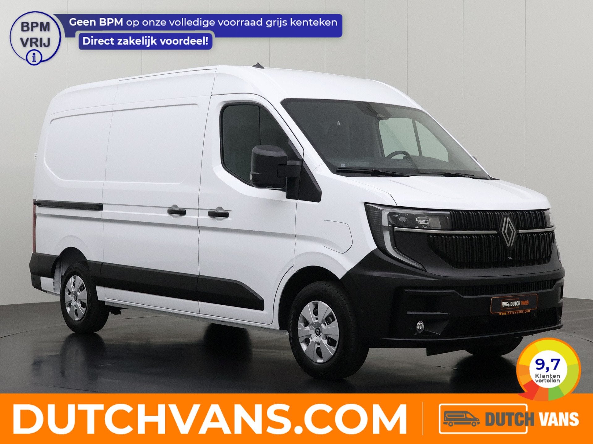 Renault Master E-Tech 87Kwh L2H2 | Zeer Compleet ! | Direct, Auto's, Automaat, Renault, 2450 kg, Wit