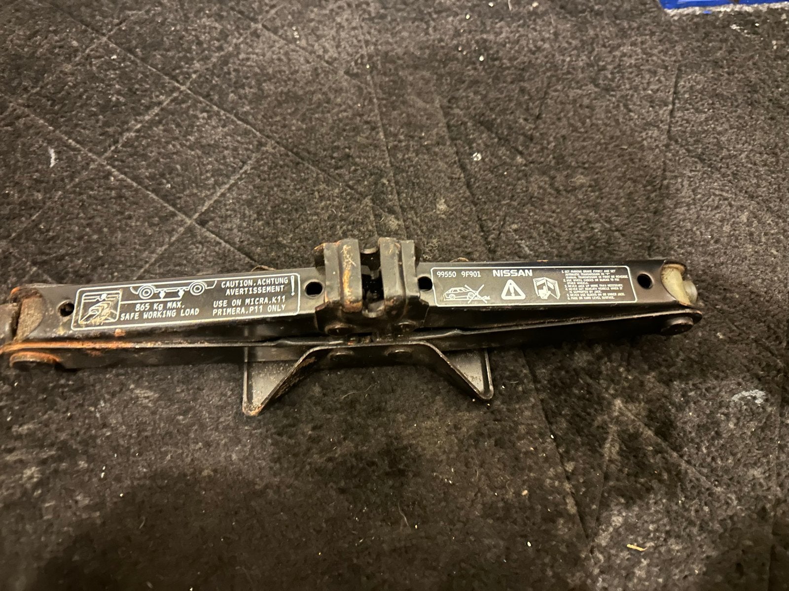 Nissan krik - Schaarkrik voor Micra K11 & Primera P11, Auto diversen, Ophalen, Gebruikt, Manueel, Schaarkrik