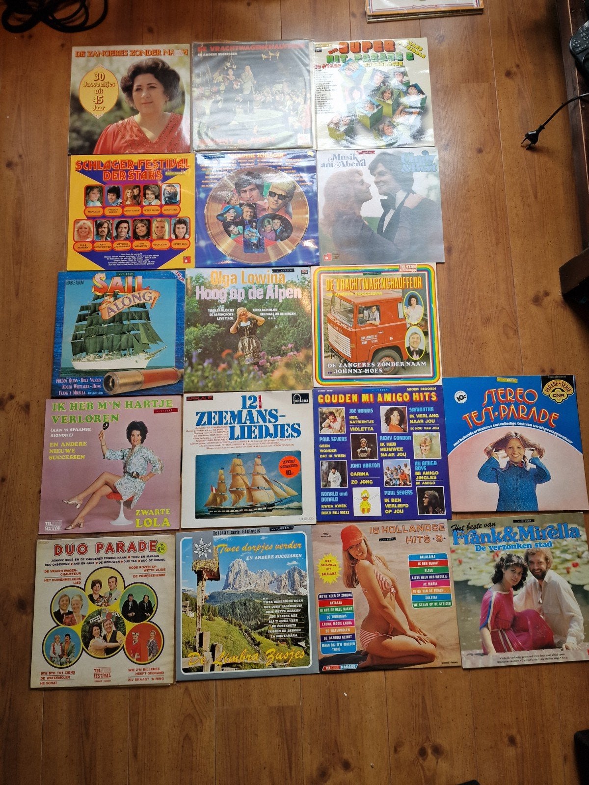 17 x lp vinyl piraat piraten nederlandstalig, Ophalen of Verzenden, Gebruikt