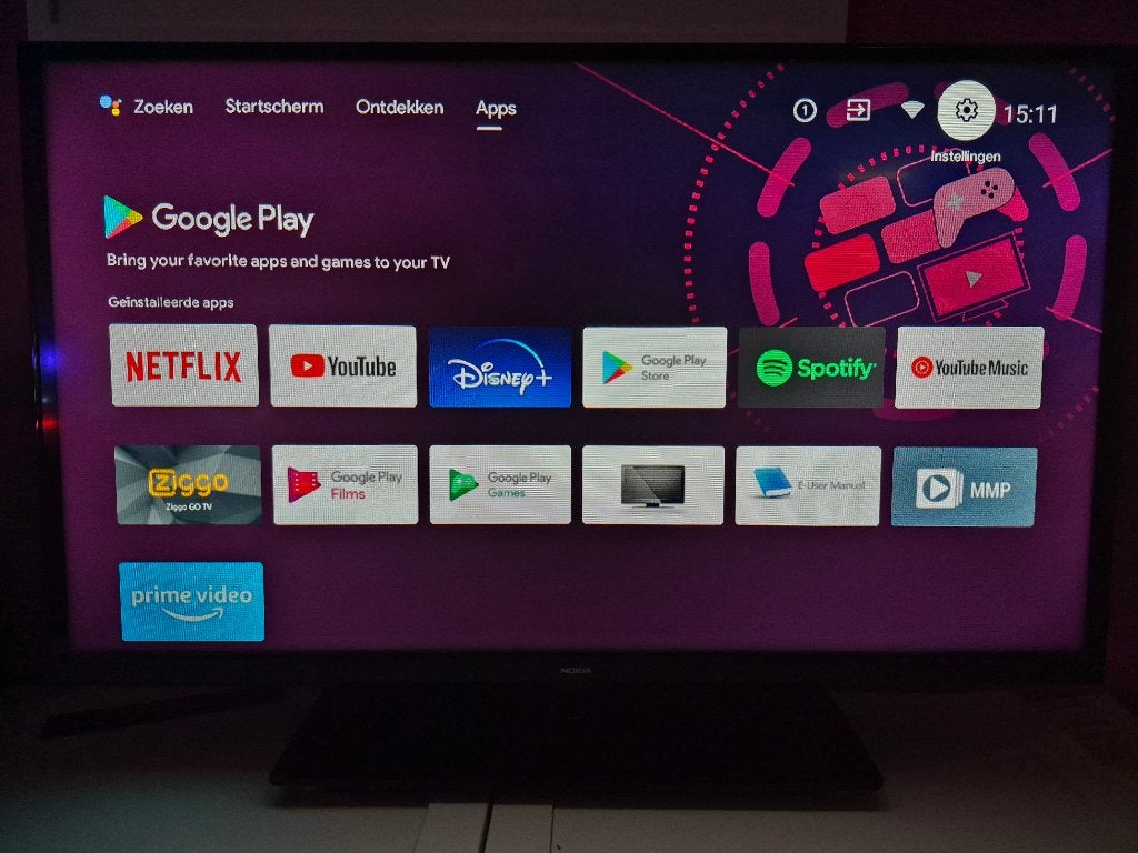 Nokia Smart TV 3200B - Zo goed als nieuw, 50 Hz, HD Ready (720p), 80 tot 100 cm, Zo goed als nieuw