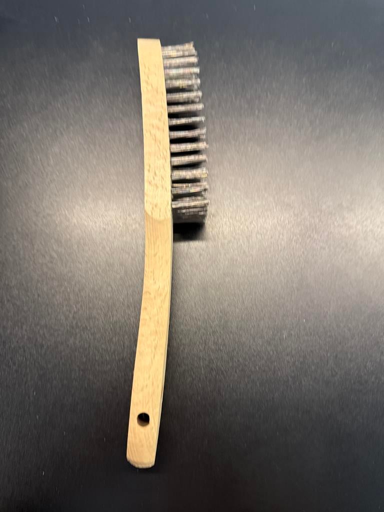 LESSMANN Staalborstel met houten handvat, Doe-het-zelf en Verbouw, Gereedschap | Handgereedschap, Ophalen of Verzenden, Nieuw