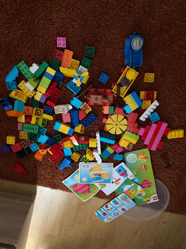 Duplo lego, Ophalen, Gebruikt, Compleet, Losse stenen