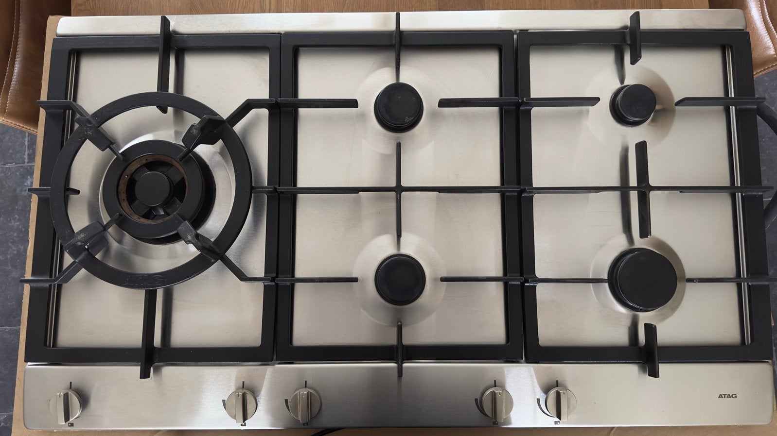 ATAG Inbouw Gasfornuis met 5 Kookzones, Ophalen, Zo goed als nieuw, Inbouw, Gas