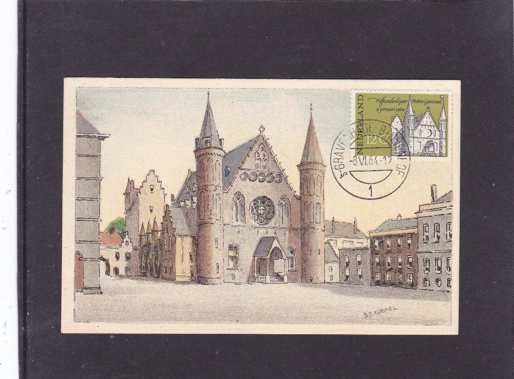 Maximumkaart Binnenhof/Staten Generaal 1964 (357), Verzenden