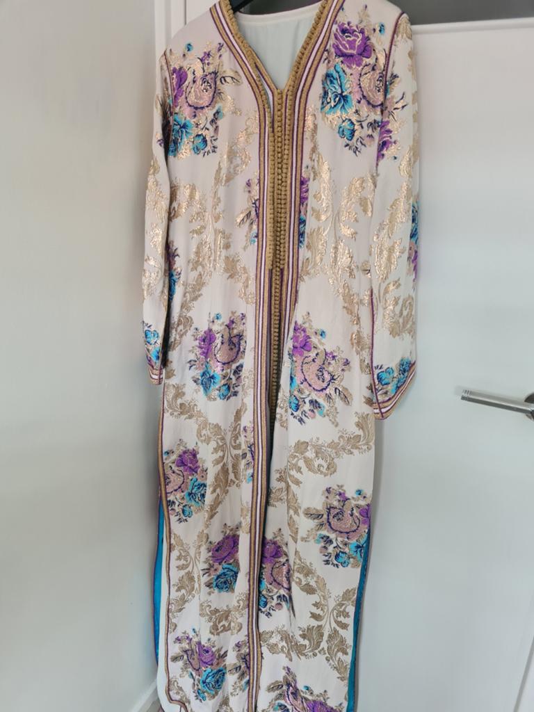 2 Marokkaanse feestjurken(takchita's), Kleding | Dames, Galajurk, Maat 46/48 (XL) of groter, Ophalen of Verzenden, Zo goed als nieuw