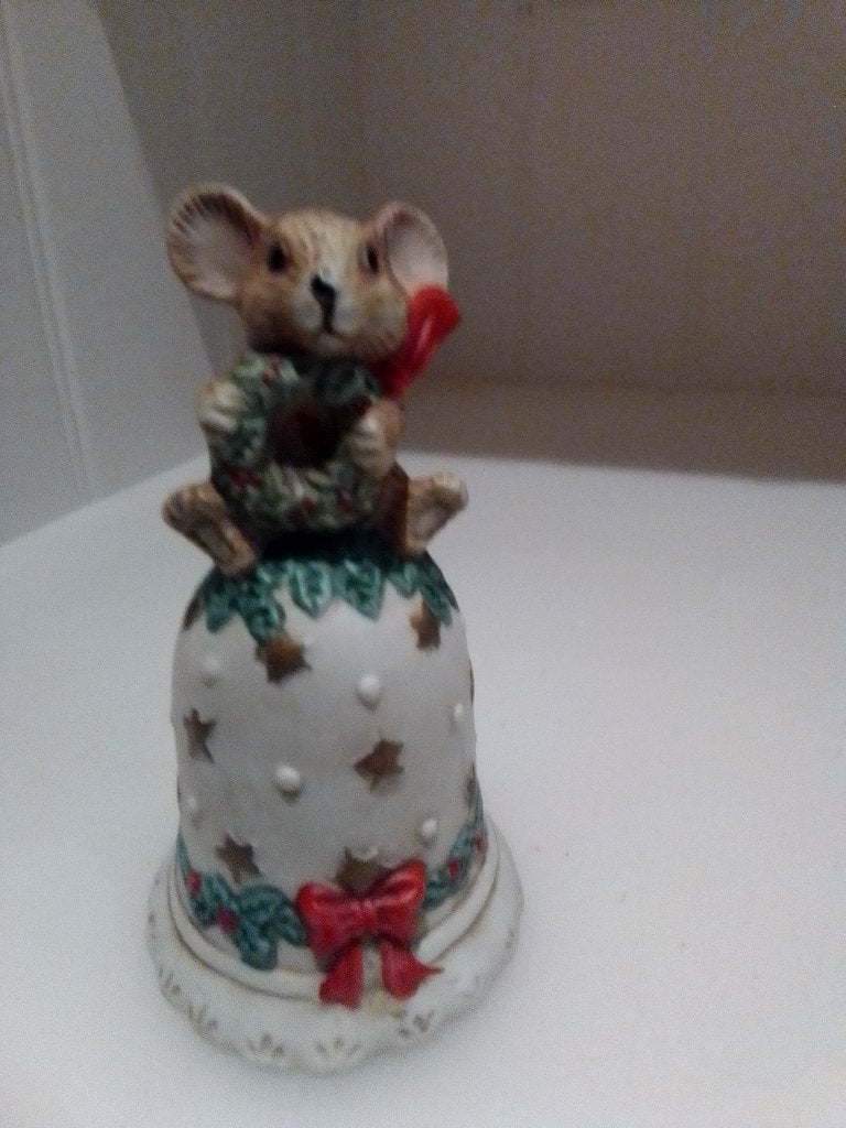porc.kerst tafelbelletje, Ophalen of Verzenden, Zo goed als nieuw