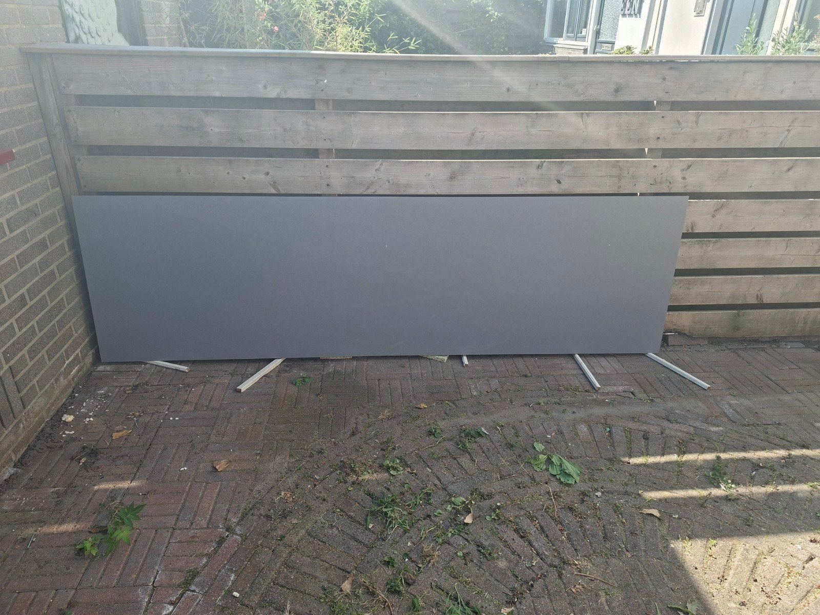 Trespa platen 8mm RAL 7037 stofgrijs, Ophalen of Verzenden, Nieuw, HPL, Minder dan 20 mm