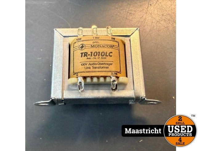 Monacor TR-1010LC Transformator 10W 100V 16ohm, Monacor, Zo goed als nieuw, Info@monacor.com, MONACOR INTERNATIONAL GmbH & Co. KG
Zum Falsch 36
28307 Bremen
Germany