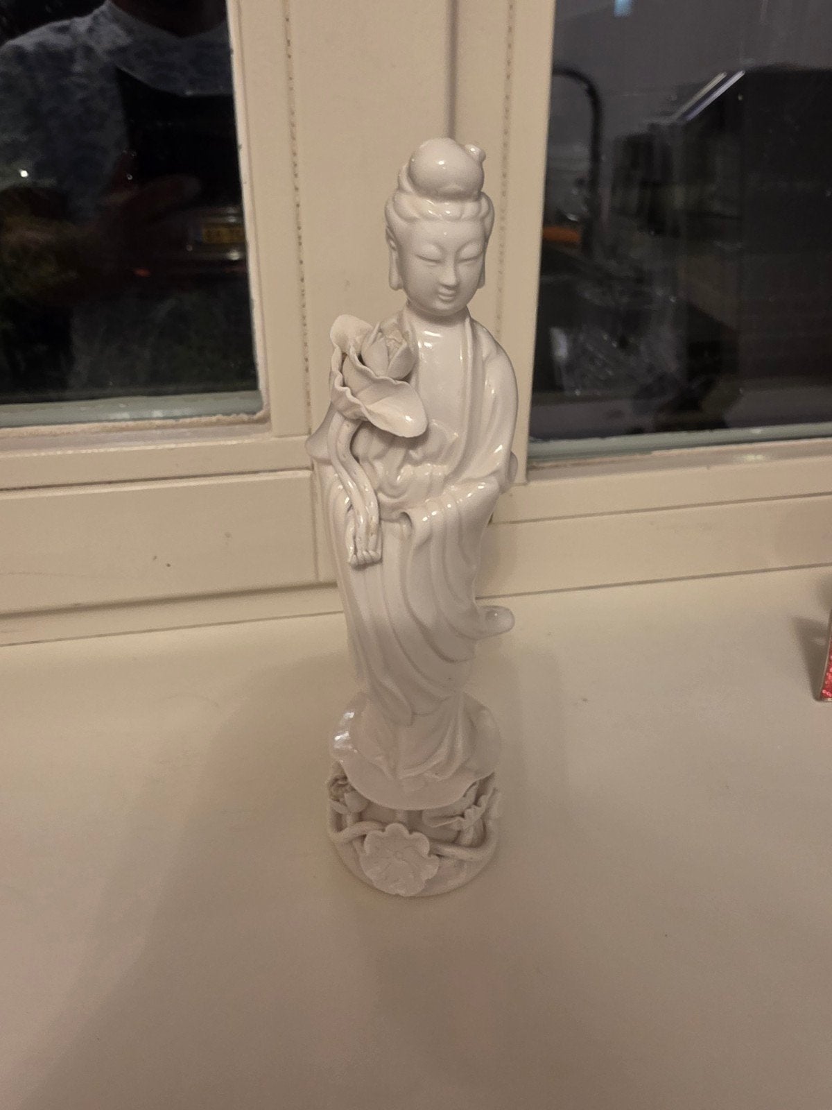 Blanc de chine wit porcelein godin guanyin meedogen, Ophalen of Verzenden
