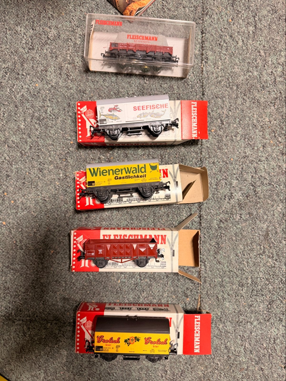 Fleischmann H0 Wagons - Diverse modellen in originele doos, Wisselstroom, Gebruikt, Fleischmann, Wagon
