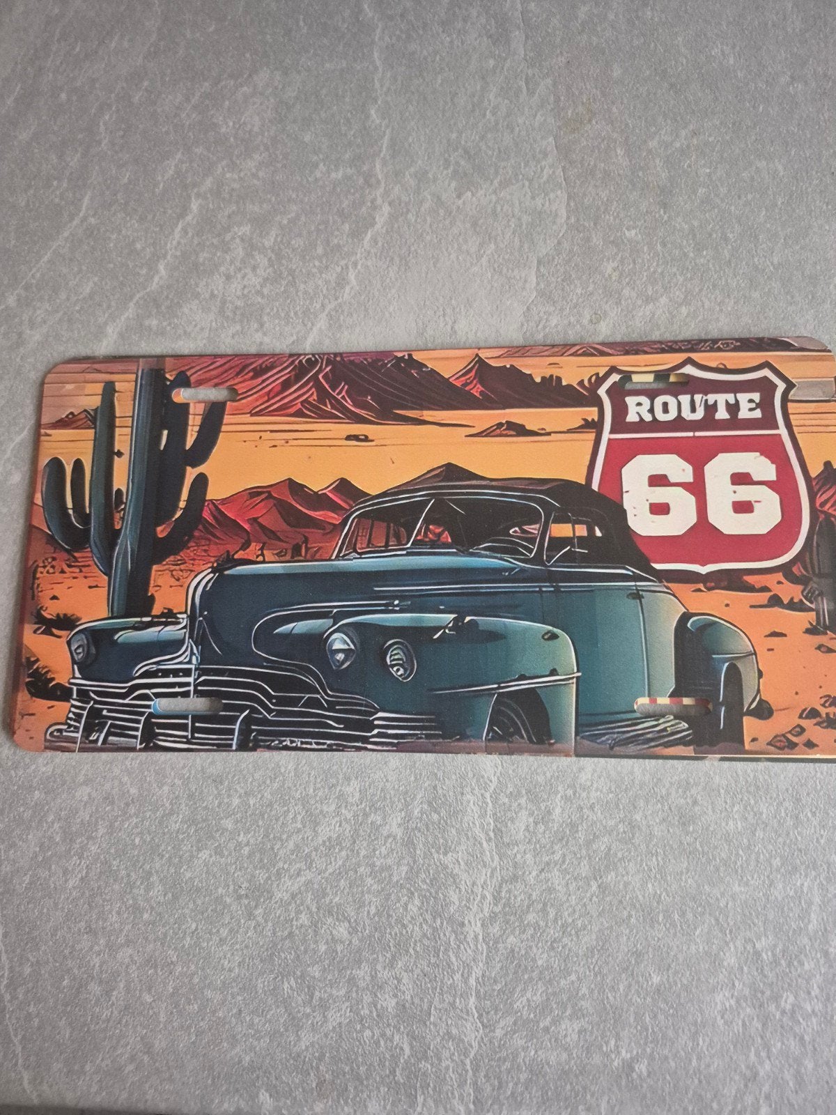 Route 66 USA Arizona Vintage Metalen Platen - Set van 4, Ophalen of Verzenden, Nieuw