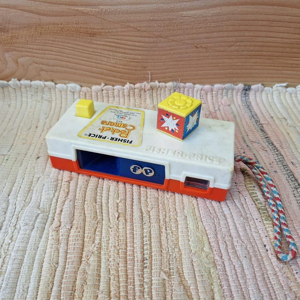 Vintage Fisher price pocket camera, Ophalen of Verzenden, Gebruikt, Speelset