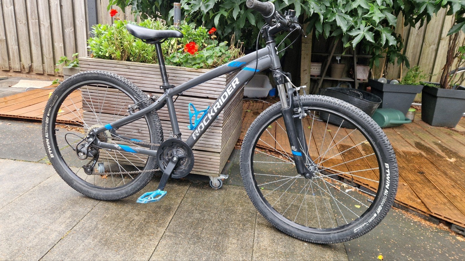 Rockrider ST 100 26 inch, Gebruikt, Velgrem, Rockrider Decathlon, Versnellingen