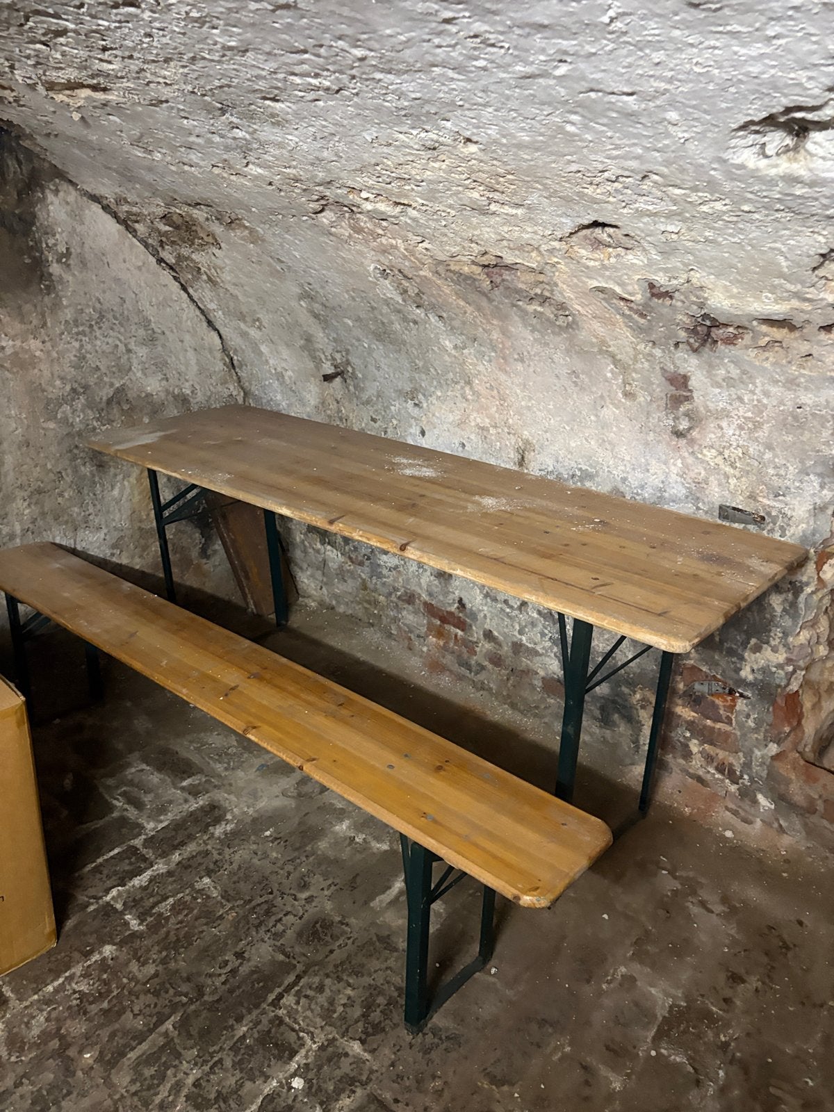 Inklapbare biertafel met bankje - Ideaal voor knutselen, Ophalen, Gebruikt, Inklapbaar, Rechthoekig