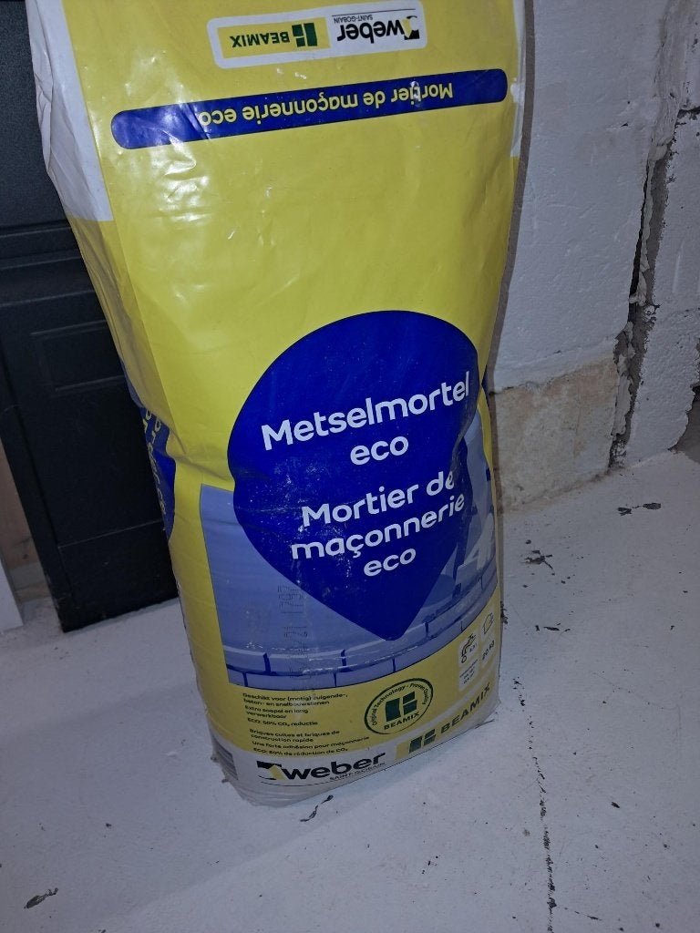 Gratis Metselmortel + voegmortel, Doe-het-zelf en Verbouw, Ophalen, Gebruikt, Overige typen