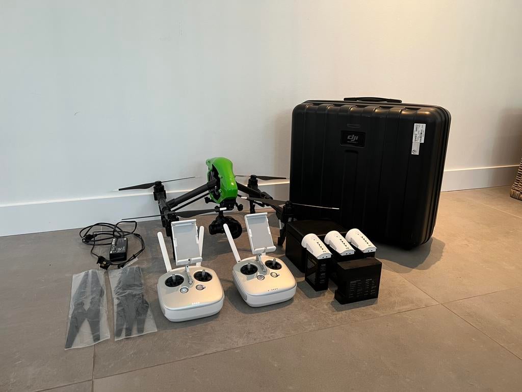 DJI Inspire 1 Pro + Zenmuse X5 + 4 accu’s + harde koffer, Audio, Tv en Foto, Drones, Gebruikt, Cameradrone, Ophalen of Verzenden
