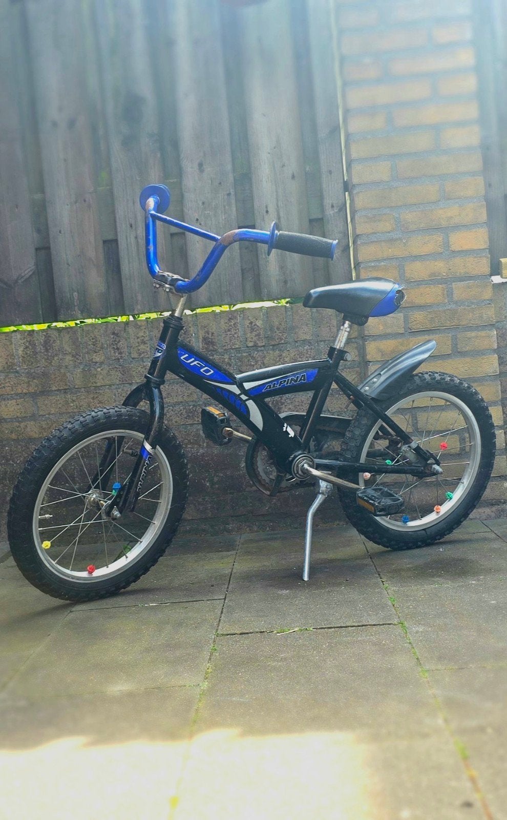 Stoere ALPINA UFO Jongensfiets - 16 INCH LET! OP OPKNAPPER!, Ophalen, Staal, Alpina, 16 tot 20 inch