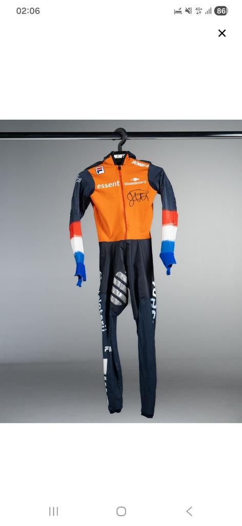 Schaatspak joep wennemars, Sport en Fitness, Schaatsen, Ophalen of Verzenden, Nieuw, Overige typen