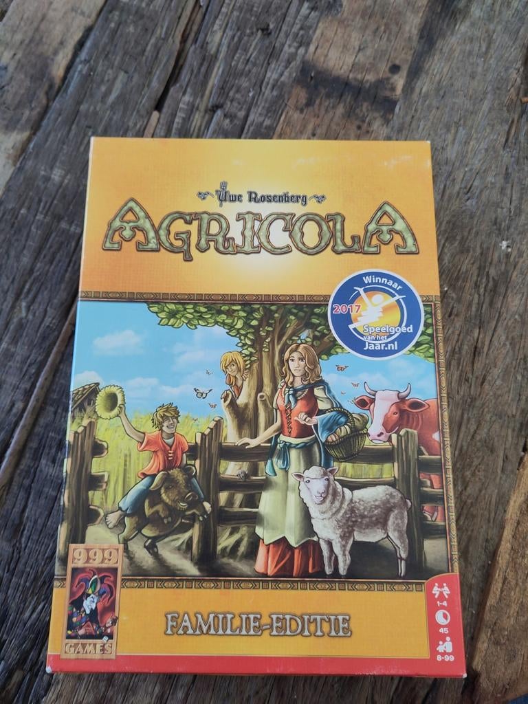 Agricola Familie Editie - Zo goed als nieuw, Een of twee spelers, Ophalen of Verzenden, Zo goed als nieuw, 999 Games