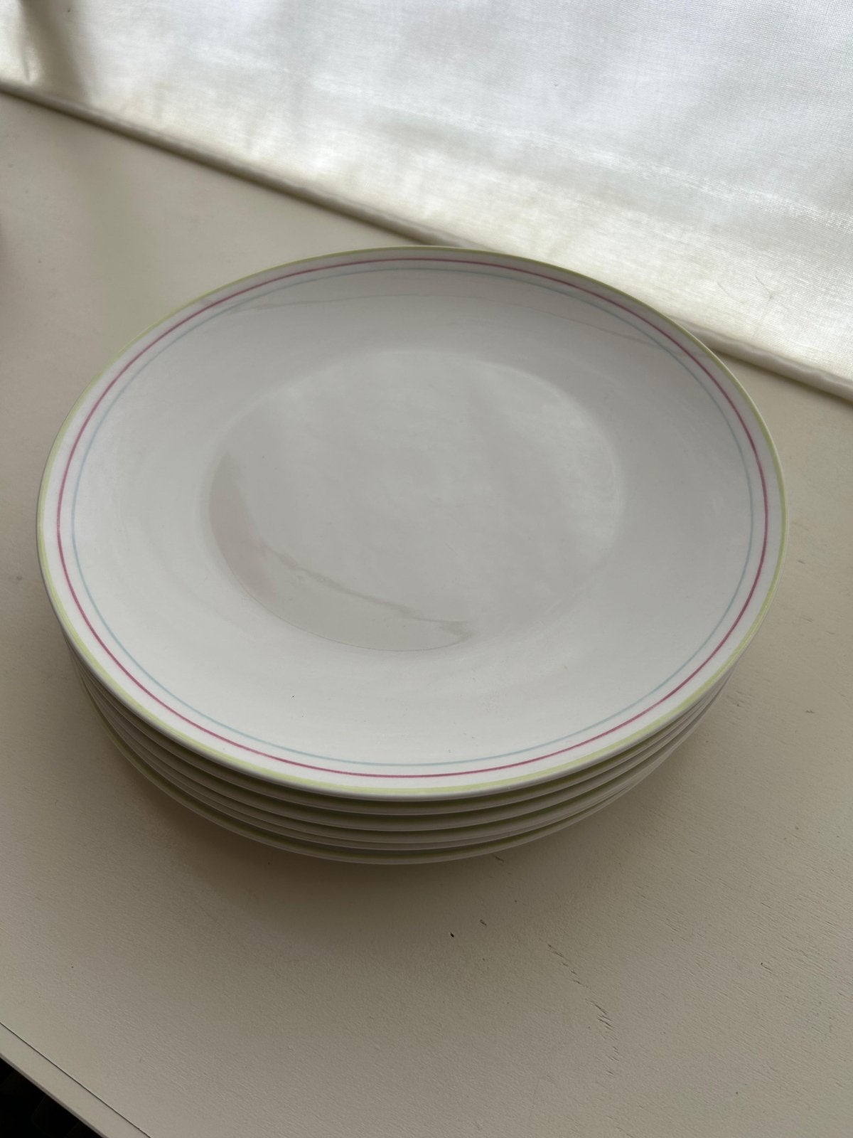 6 dinerborden, Huis en Inrichting, Ophalen, Zo goed als nieuw, Bord(en), Overige stijlen