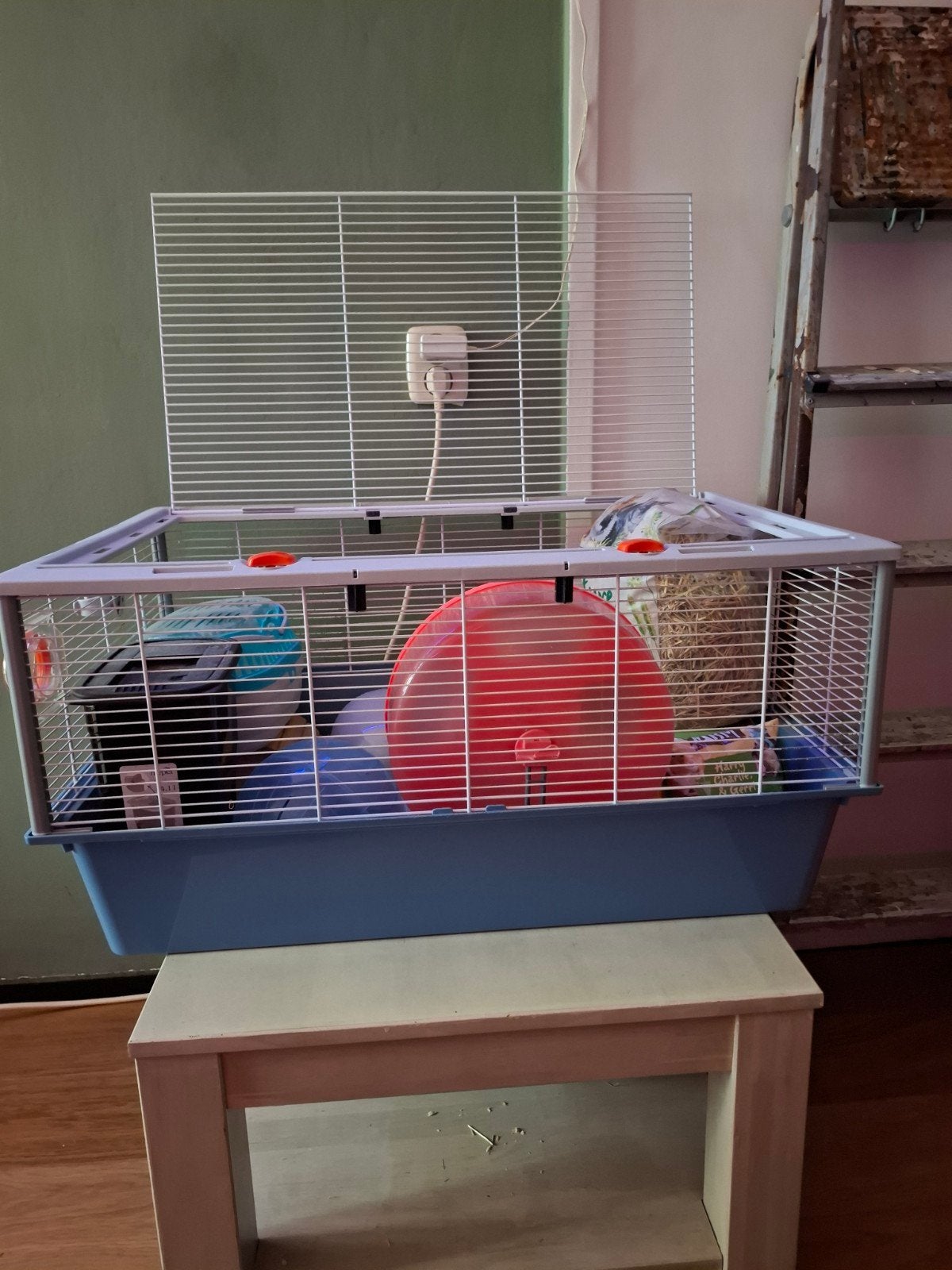 Hamsterkooi inclusief toebehoren, Kooi, Gebruikt, Ophalen, Minder dan 60 cm