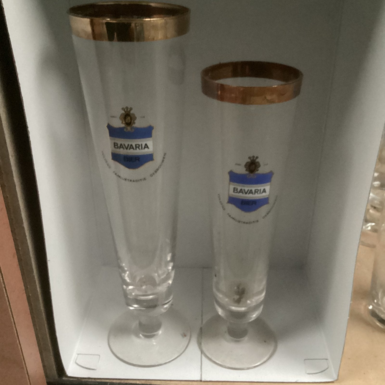 Oude bavaria glazen setje, Verzamelen, Ophalen of Verzenden, Zo goed als nieuw, Glas of Glazen, Bavaria