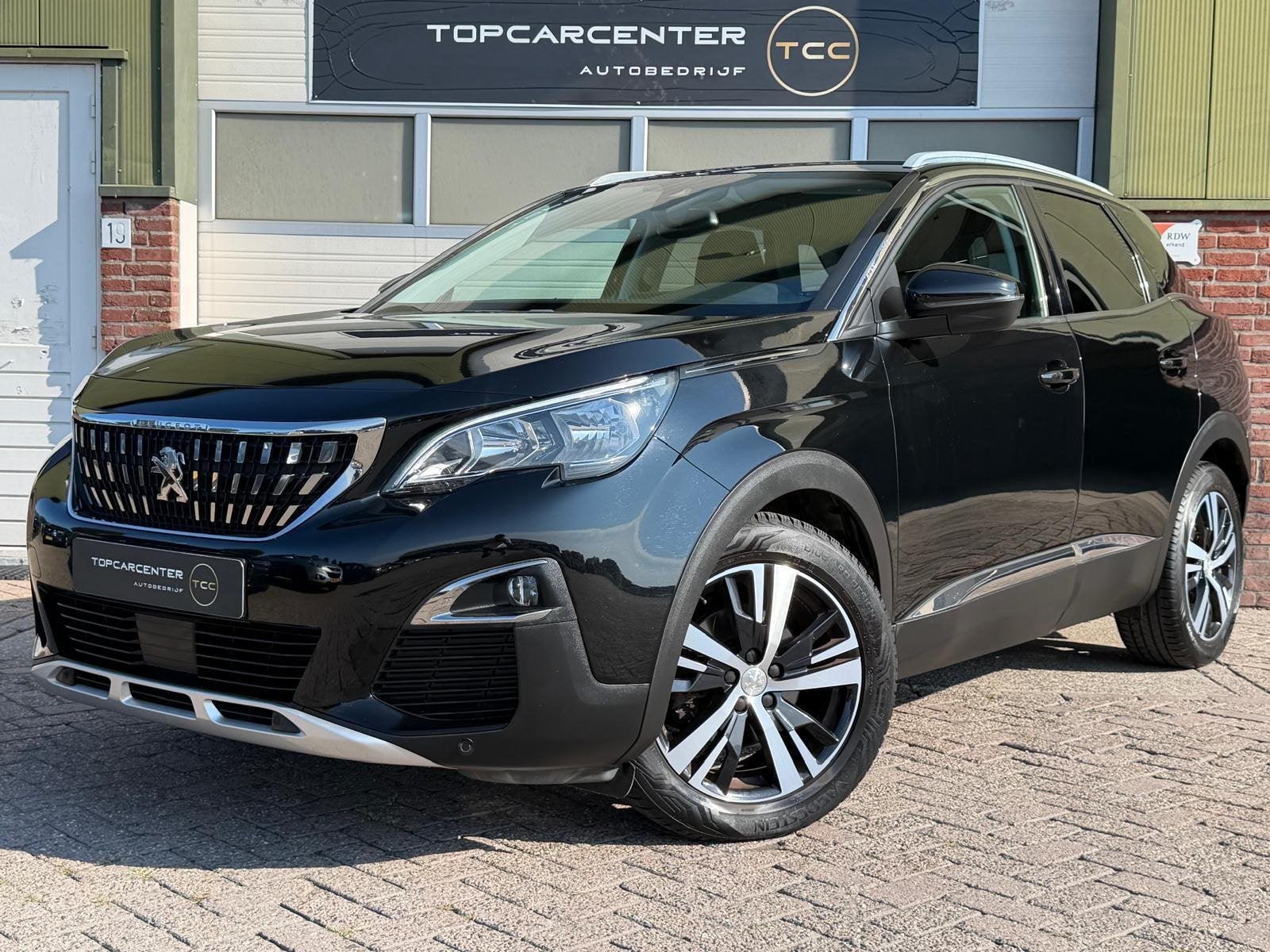 Peugeot 3008 1.6e-THP Allure/CLIMA/AUT/CARPLAY/PARKS/APK/NAP, Auto's, Euro 6, 4 cilinders, Zwart, Origineel Nederlands