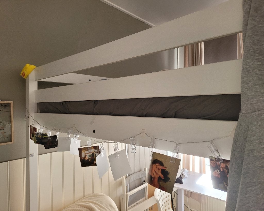 Hoogslapers bed, Ophalen, Gebruikt, Hoogslaper, 210 cm