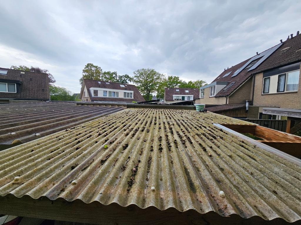 Golfplaten voor dakbedekking - Gebruikt, Doe-het-zelf en Verbouw, Dakpannen en Dakbedekking, Gebruikt, Zwart, Ophalen of Verzenden